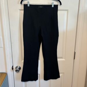 Banana Republic Black Bootcut Cropped Flare Pants. Medium